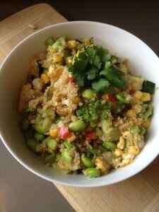 Vegetable Quinoa "Fried Rice"